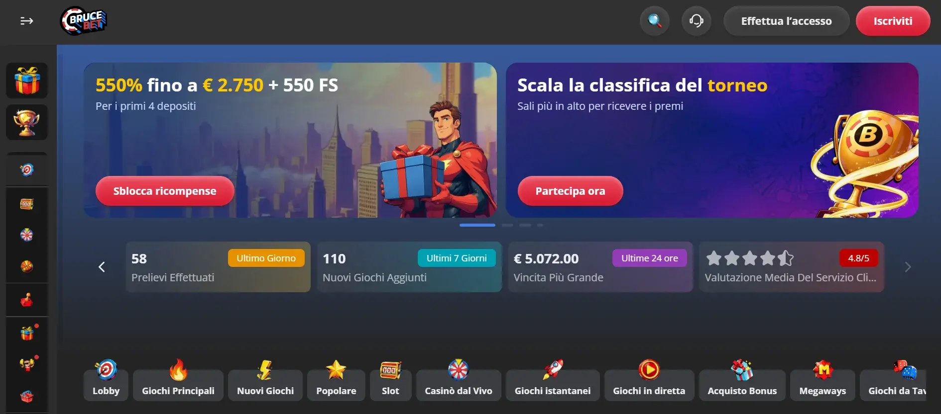 Recensione Bruce Bet